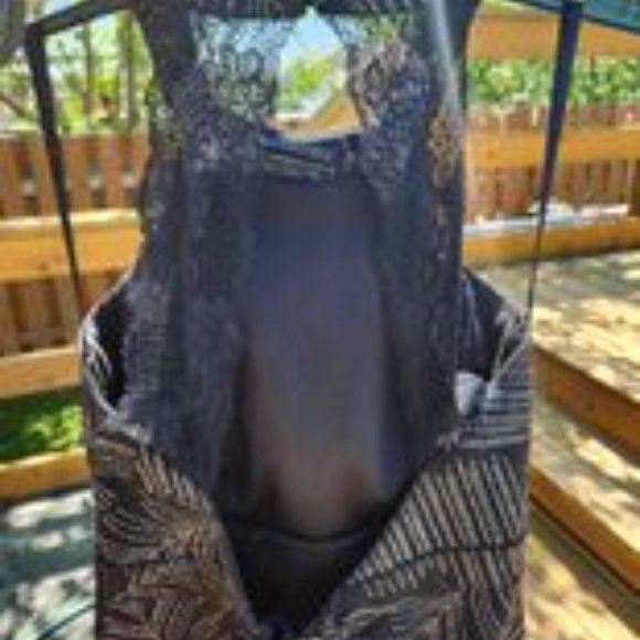 Le Chateau Multi Sparkle Dress SMALL - Picture 5 of 7